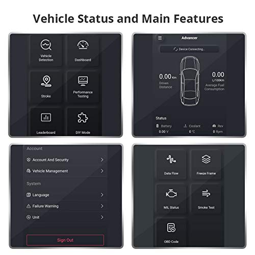 Scanner di codici XTOOL Bluetooth OBD2