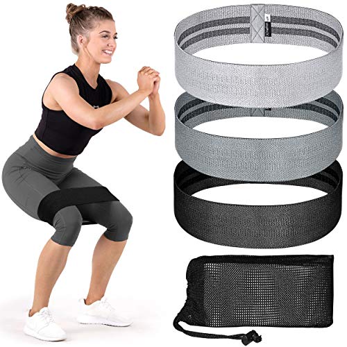 Fasce di resistenza per gambe e glutei (set di 3)