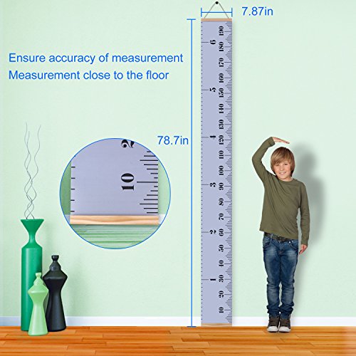 Righello del grafico di crescita dell'altezza del bambino