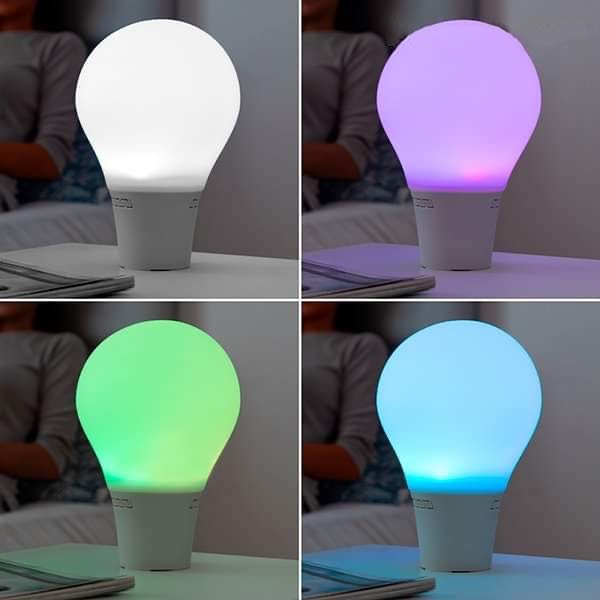 Lampada touch LED in silicone con altoparlante